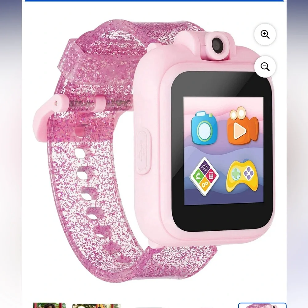iTech Jr Kids Smartwatch Pink Touchscreen Camera Games Activity Tracker Charger